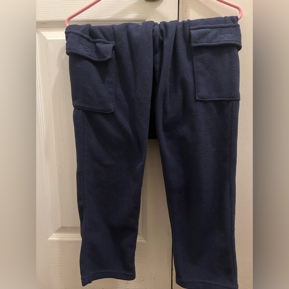 Old Navy Fleece pants in blue. Boys size XL